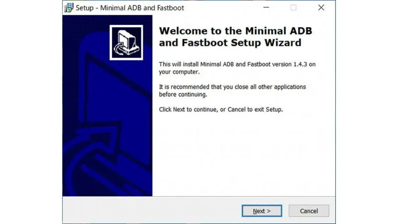 Windows 10→インストール→Minimal ADB and Fastboot