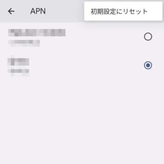Pixel→Android 13→設定→ネットワークとインターネット→SIM→APN