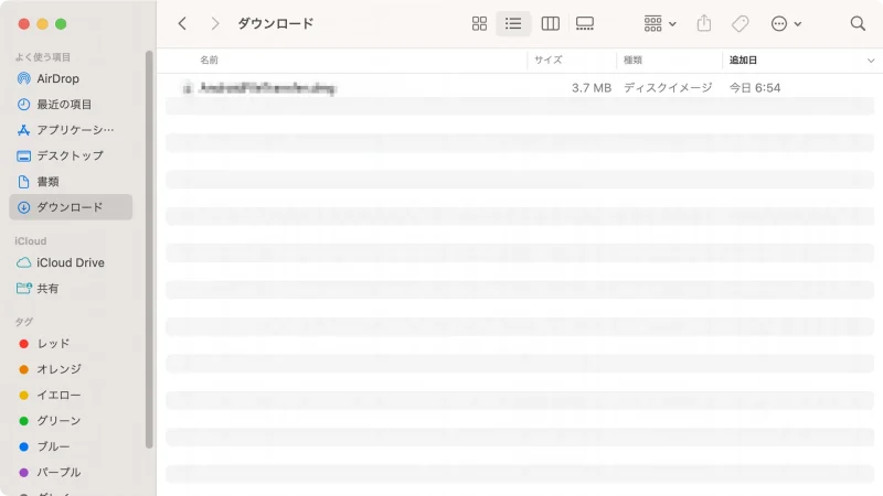 Mac→Finder→Download