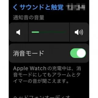 Apple Watch→watchOS 9→設定→サウンドと触覚