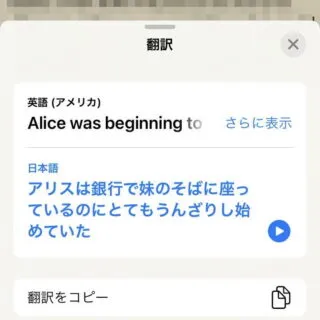 iPhoneアプリ→Safari→翻訳