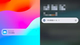 ロック画面→通知→プレビュー→オフ