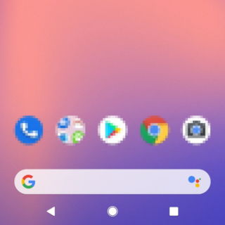 Android 8.0 Oreo→ホーム