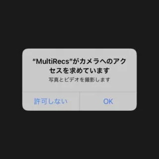 iPhoneアプリ→MultiRecs