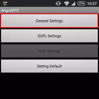 AngryGPS『Settings→General Settings』